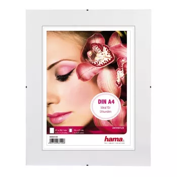 Hama Clip-Fix 63120 vieno paveikslėlio rėmelis, skaidrus, 210×297 mm