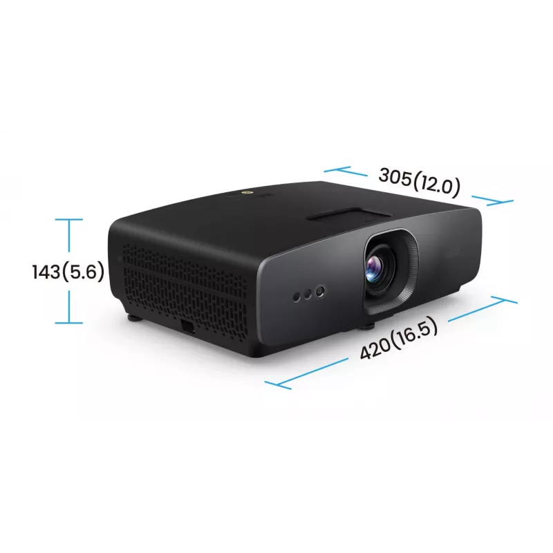 BenQ W2720i 9H.JSX77.57E DLP projektorius namų kinui, 4K, 4 LED, 3D, 2500 lumenų