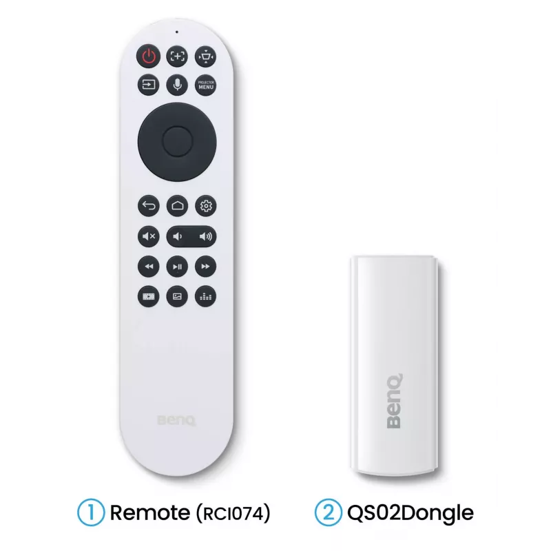 BenQ W2720i 9H.JSX77.57E DLP projektorius namų kinui, 4K, 4 LED, 3D, 2500 lumenų