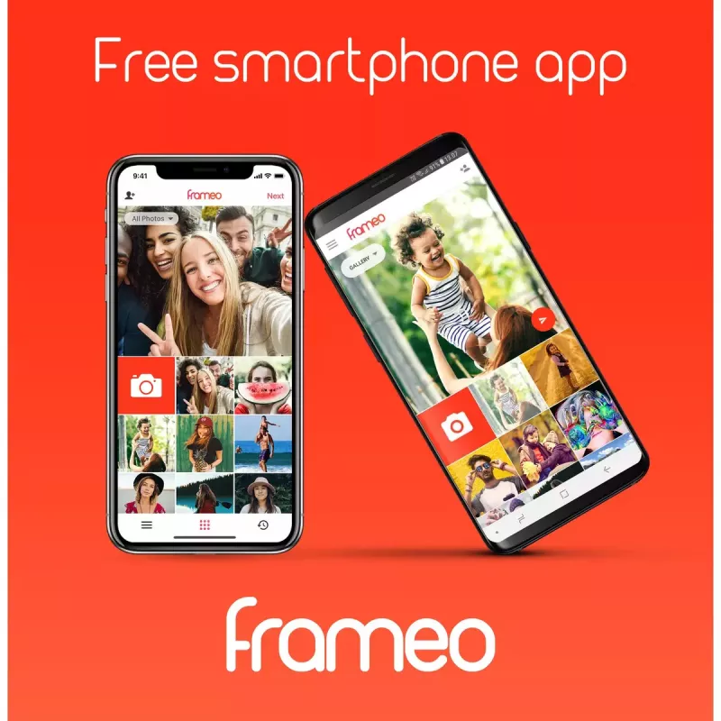 Denver Frameo PFF-1015W skaitmeninis nuotraukų rėmas, 10,1 col. (25,4 cm), lietimui jautrus ekranas, Wi-Fi, 16 GB, baltas
