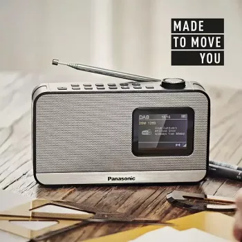 Nešiojamas radijo imtuvas Panasonic RF-D15 su skaitmeniniu tiuneriu DAB+ FM 3W