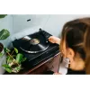 Pavarų diržu varomas vinilo grotuvas Lenco LS-430BK juodas 40W Bluetooth