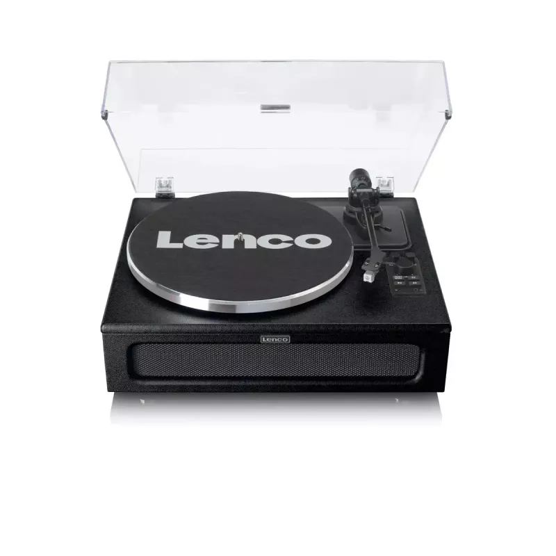 Pavarų diržu varomas vinilo grotuvas Lenco LS-430BK juodas 40W Bluetooth