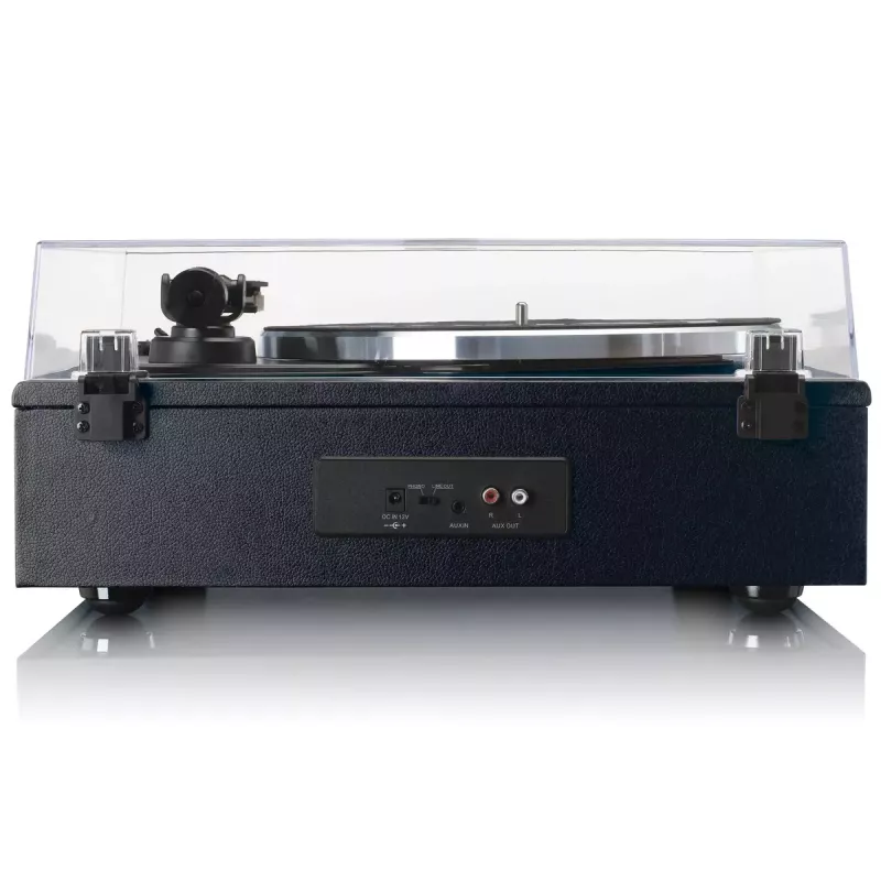 Pavarų diržu varomas vinilo grotuvas Lenco LS-430BK juodas 40W Bluetooth