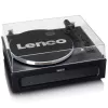 Pavarų diržu varomas vinilo grotuvas Lenco LS-430BK juodas 40W Bluetooth
