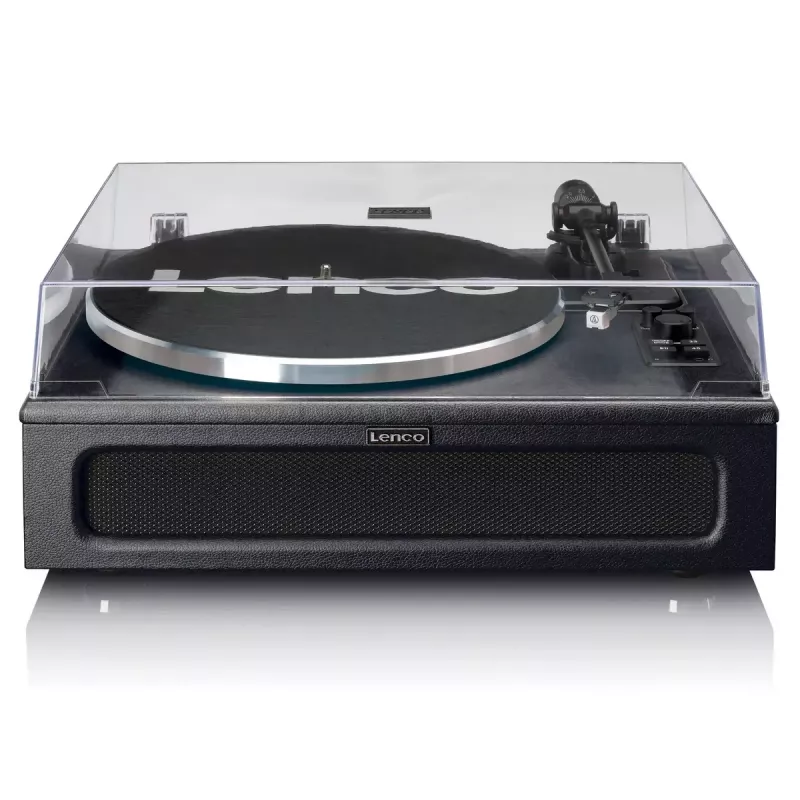 Pavarų diržu varomas vinilo grotuvas Lenco LS-430BK juodas 40W Bluetooth