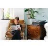 Pavarų diržu varomas vinilo grotuvas Lenco LS-430BK juodas 40W Bluetooth