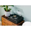Pavarų diržu varomas vinilo grotuvas Lenco LS-430BK juodas 40W Bluetooth