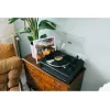 Pavarų diržu varomas vinilo grotuvas Lenco LS-430BK juodas 40W Bluetooth