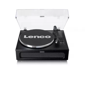 Pavarų diržu varomas vinilo grotuvas Lenco LS-430BK juodas 40W Bluetooth