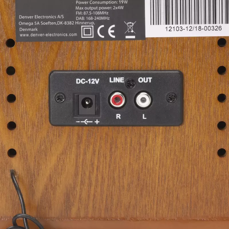 Patefonas Denver MRD-51 Brown
