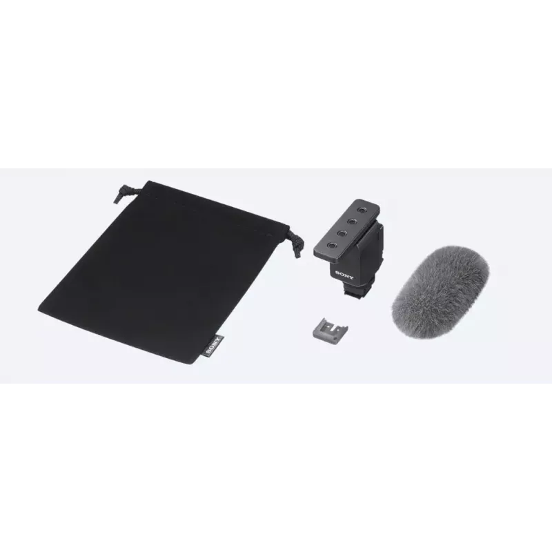 Sony ECM-B10 Juodas skaitmeninis fotoaparato mikrofonas