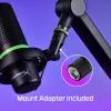 HyperX DuoCast USB mikrofonas (juodas) su RGB apšvietimu