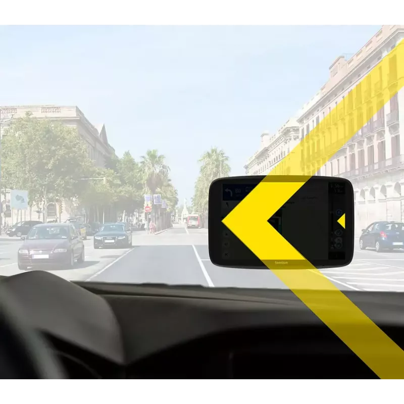 Nešiojamas GPS navigatorius TOMTOM GO 7 colių jutiklinis ekranas, 32 GB, Europos žemėlapiai, juodas
