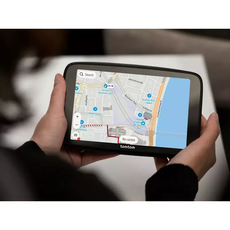 Nešiojamas GPS navigatorius TOMTOM GO 7 colių jutiklinis ekranas, 32 GB, Europos žemėlapiai, juodas
