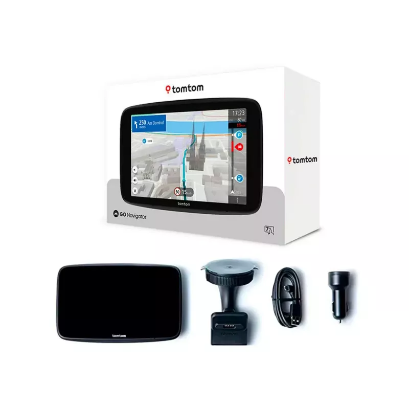 Nešiojamas GPS navigatorius TOMTOM GO 7 colių jutiklinis ekranas, 32 GB, Europos žemėlapiai, juodas