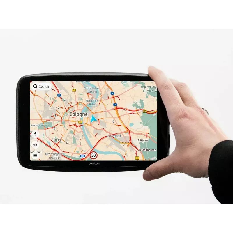 Nešiojamas GPS navigatorius TOMTOM GO 7 colių jutiklinis ekranas, 32 GB, Europos žemėlapiai, juodas