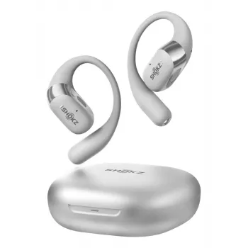 SHOKZ OpenFit 2+ belaidės ausinės, ausų kabliukai, pilka