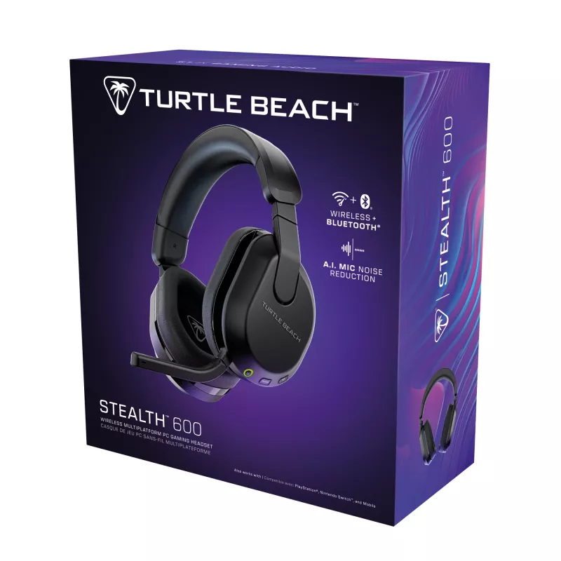 Turtle Beach Stealth 600 Gen 3 belaidė žaidimų ausinė, juoda, PC/PS5/PS4/Mobilus