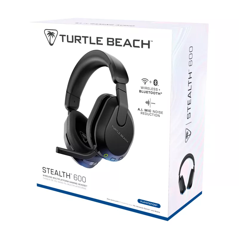Turtle Beach Stealth 600 Gen 3 belaidės žaidimų ausinės, juodos, PS5/PS4/PC/Mobile