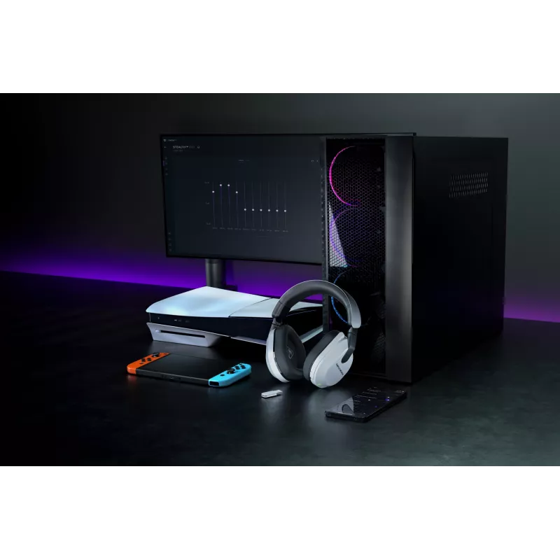 Turtle Beach Stealth 600 Gen 3 belaidė žaidimų ausinė, balta, PS5/PS4/PC/Mobile