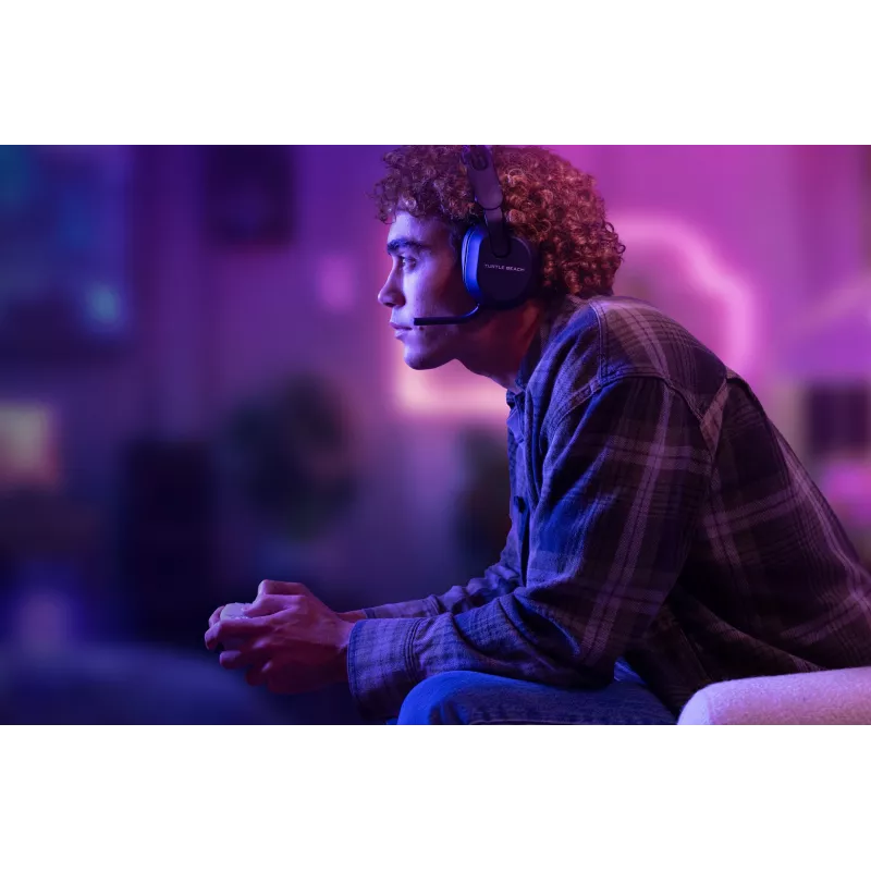 Turtle Beach Stealth 500 Juoda PlayStation Belaidis žaidimų ausinių rinkinys su iki 40 val. baterija ir Bluetooth PS5, PS4, PC ir Mobiliesiems