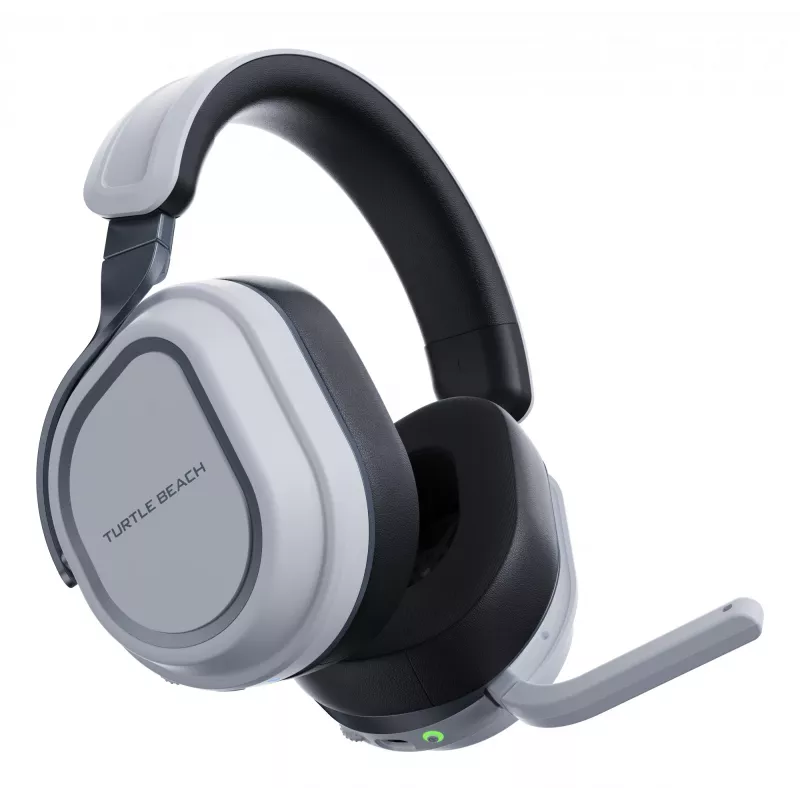 Turtle Beach Stealth 700 White belaidžiai žaidimų ausinės su Bluetooth, 80 val. baterija, 60 mm garsiakalbiais PS5, PS4, PC ir mobiliems įrenginiams