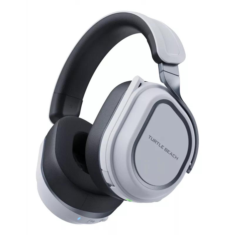 Turtle Beach Stealth 700 White belaidžiai žaidimų ausinės su Bluetooth, 80 val. baterija, 60 mm garsiakalbiais PS5, PS4, PC ir mobiliems įrenginiams