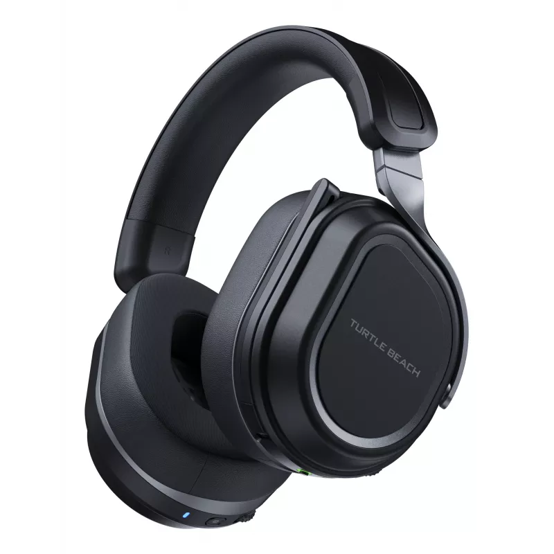 Turtle Beach Stealth 700 Black – belaidės žaidimų ausinės su 80 val. baterija, Bluetooth, dviem siųstuvais ir 60 mm garsiakalbiais, skirtos PC, PS5, PS4 ir mobiliesiems