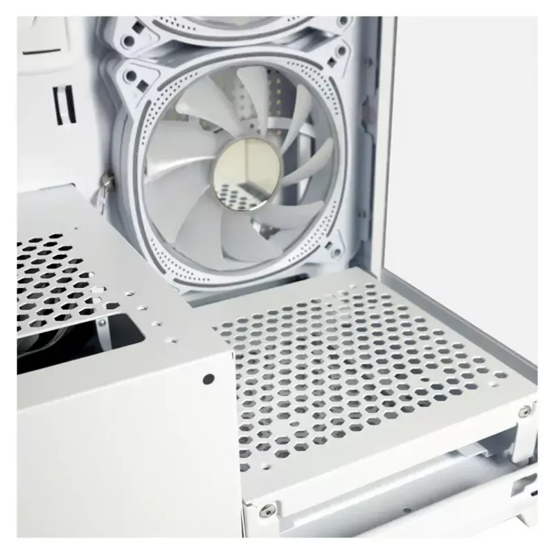 Korpusas LC-Power LC-715W-ON Midi Tower Baltas