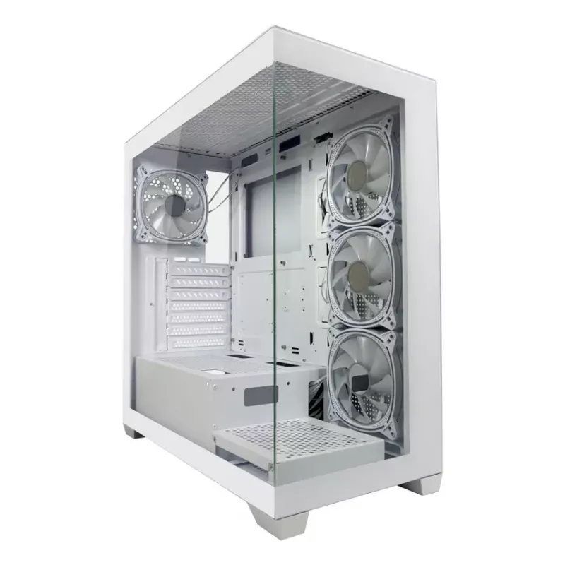 Korpusas LC-Power LC-715W-ON Midi Tower Baltas