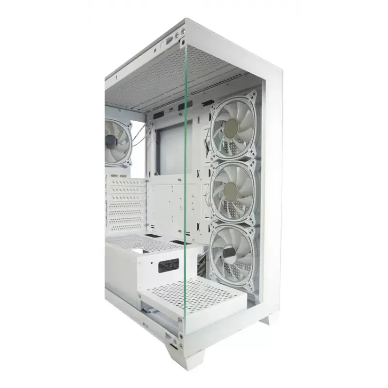 Korpusas LC-Power LC-715W-ON Midi Tower Baltas