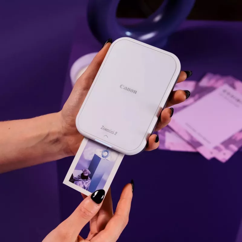Canon Zoemini 2 ZINK belaidis kišeninis nuotraukų spausdintuvas (baltas)