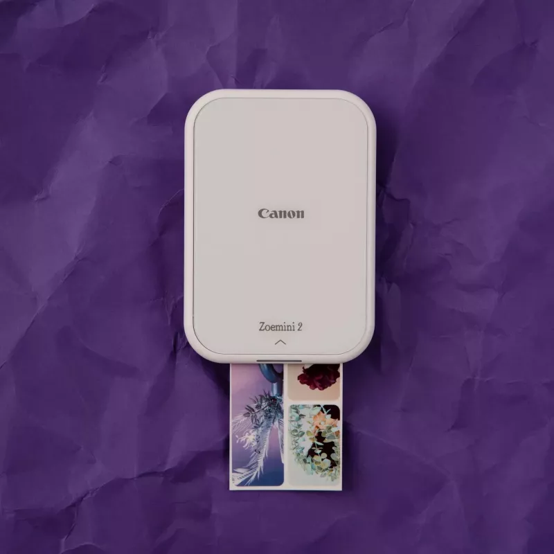 Canon Zoemini 2 ZINK belaidis kišeninis nuotraukų spausdintuvas (baltas)