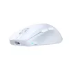Turtle Beach Pure Air White – itin lengva belaidė ergonominė žaidimų pelė su RGB apšvietimu, 26K DPI optiniu jutikliu, 125 h baterija