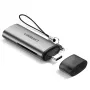 Kortelių skaitytuvas Ugreen 50704 USB 3.2 Gen 1 (3.1 Gen 1) Type-C pilkas