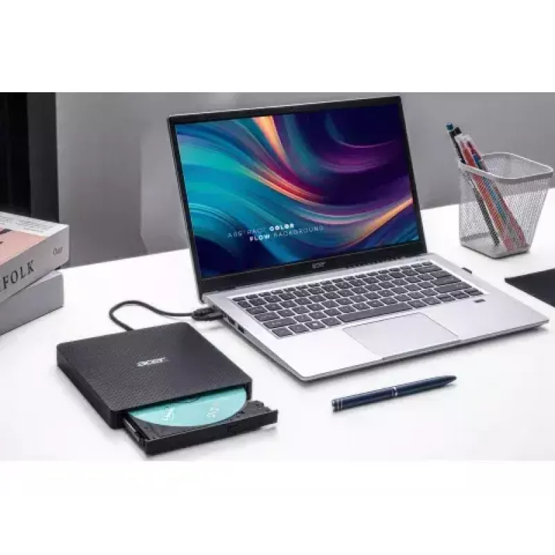 Išorinis optinis diskų įrenginys Acer GP.ODD11.001 DVD±RW juodas USB 3.2