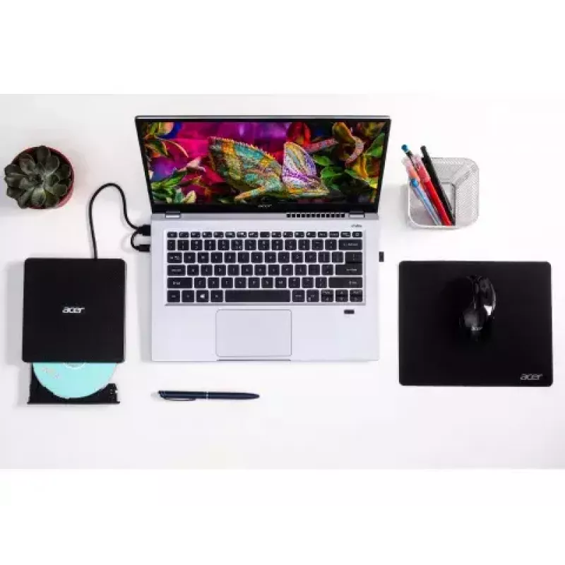 Išorinis optinis diskų įrenginys Acer GP.ODD11.001 DVD±RW juodas USB 3.2