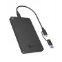 ICY BOX IB-201T-CU31 SSD dėklas Juodas 2.5 colio