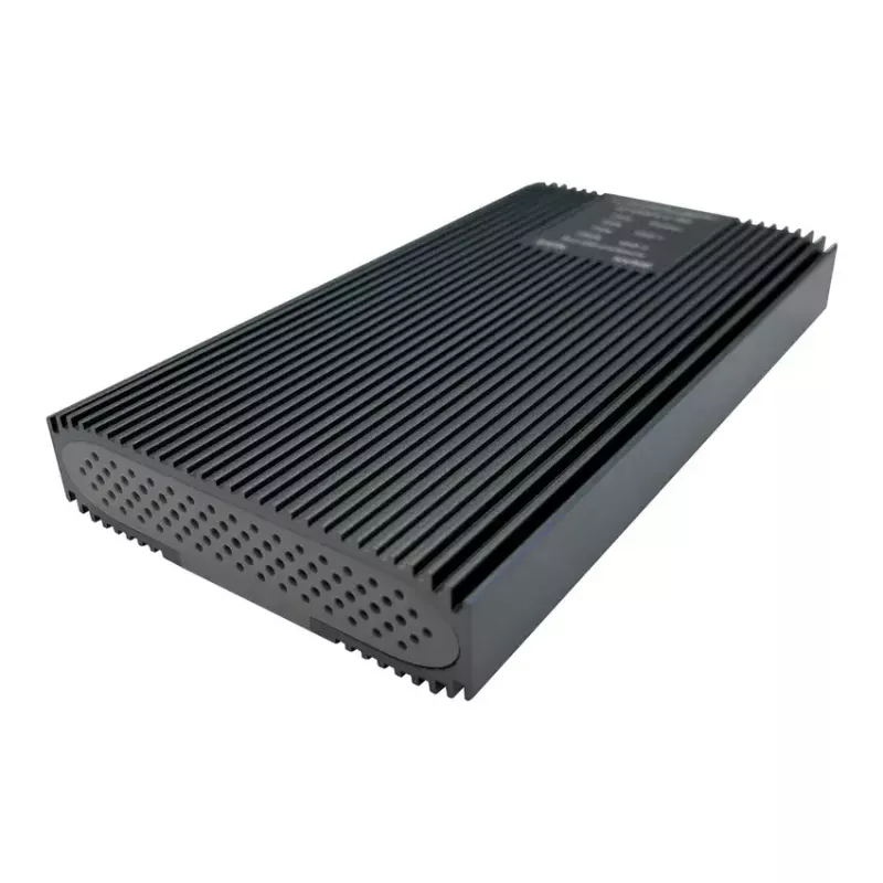 Išorinis SSD korpusas LC-Power LC-DOCK-C-M2 2 M.2 diskams 10 Gbit/s Antracitas