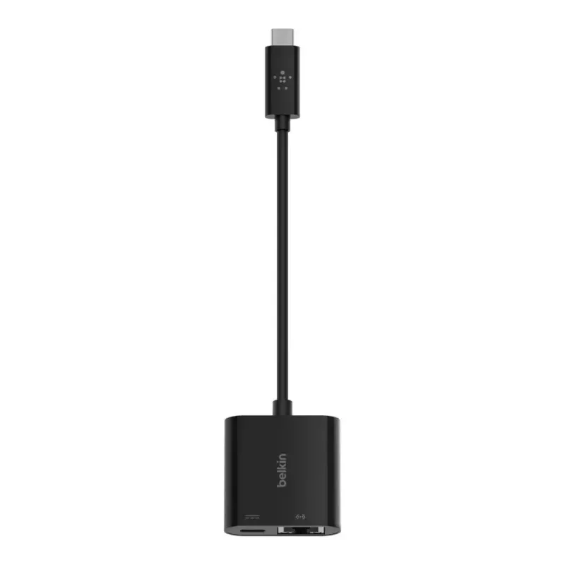 Belkin INC002vfBK USB-C dviejų ekranų doko stotis, DisplayLink, 2x HDMI, Gigabit Ethernet, juoda