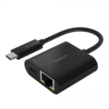 Belkin INC002vfBK USB-C dviejų ekranų doko stotis, DisplayLink, 2x HDMI, Gigabit Ethernet, juoda