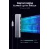UGREEN 70336 (CM219) USB-C į 4x USB 3.0 skirstytuvas, 5 Gbps, OTG, USB-C maitinimo jungtis, 15 cm laidas, pilkas