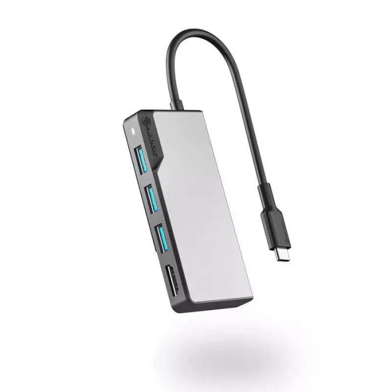 ALOGIC UCFUHDV2-SGR USB-C Fusion CORE skirstytuvas 5 viename V2, USB-C 3.1 Gen 1, HDMI, kosminė pilka