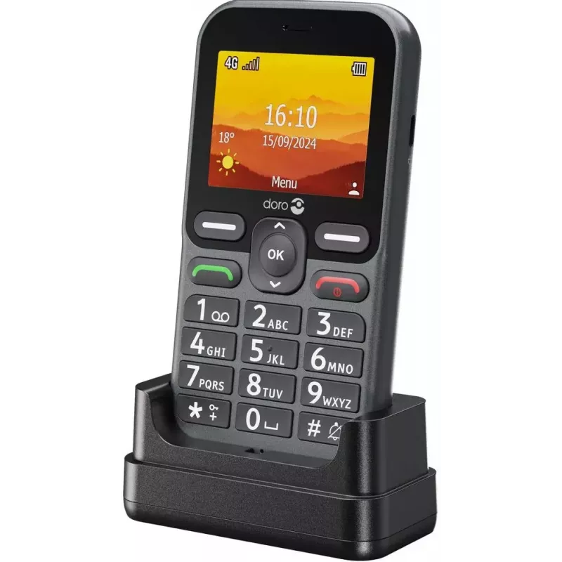 Mobilusis telefonas Doro Leva L10, 6,1 colio, 32 GB, grafitas