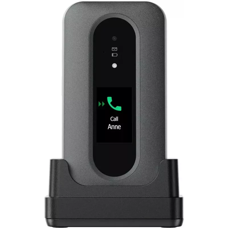 Mobilusis telefonas Doro Leva L30 5.0 colio grafitinis-baltas