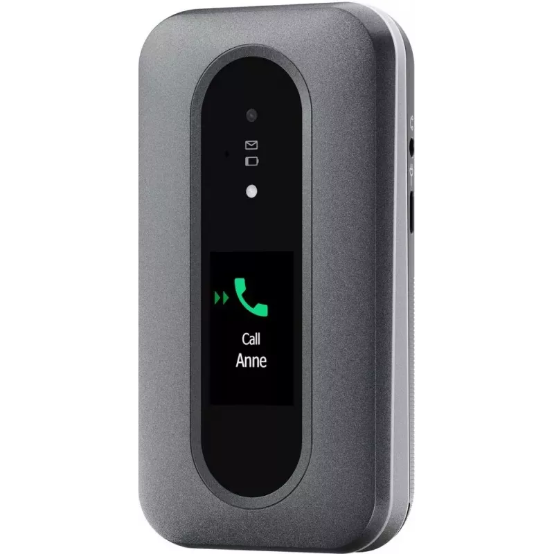 Mobilusis telefonas Doro Leva L30 5.0 colio grafitinis-baltas