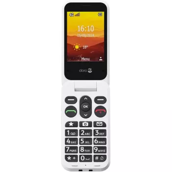 Mobilusis telefonas Doro Leva L30 5.0 colio grafitinis-baltas