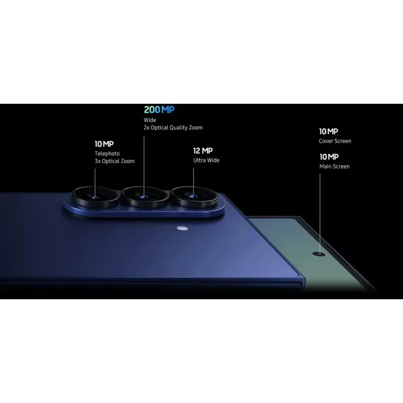 Išmanusis telefonas Samsung Galaxy Z Fold7 8 colių 256 GB Jetblack