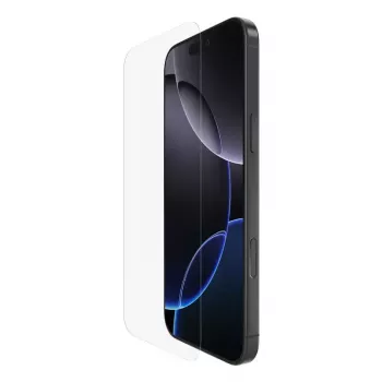 Apsauginis stiklas Belkin ScreenForce iPhone 16 Pro Max antibakterinis atsparus smūgiams ir įbrėžimams